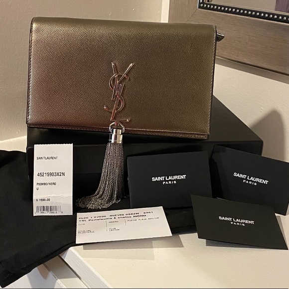 Saint Laurent Kat Wallet on Chain NWT - Picture 4 of 15